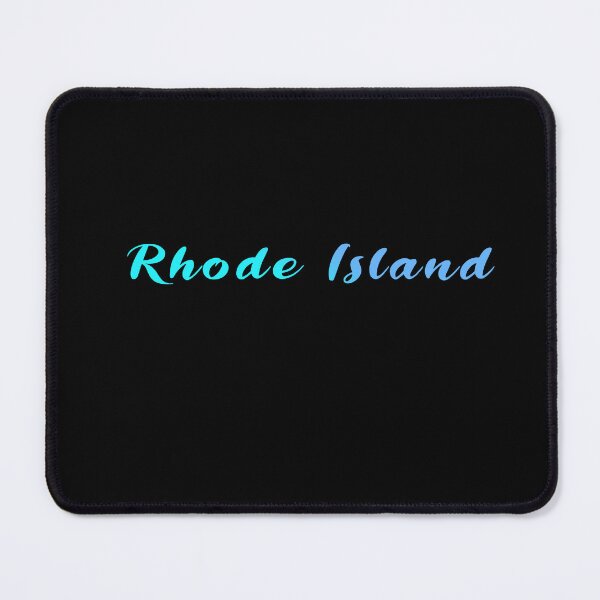 Item preview, Rhode Island Blue Gradient Writing designed and sold by Zandrasart.