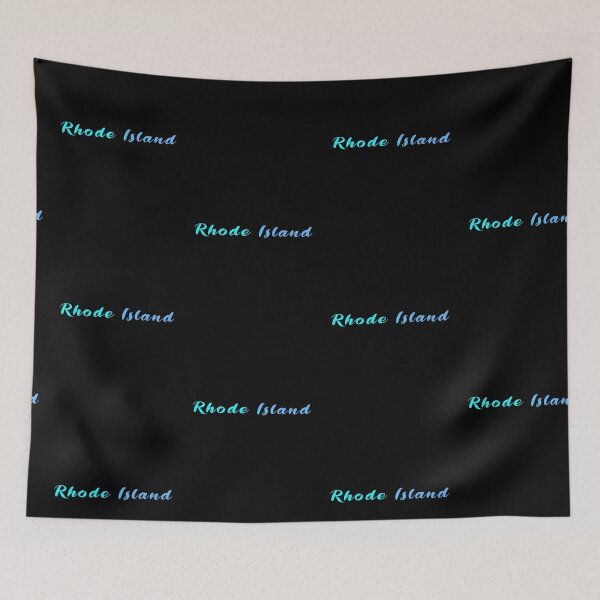 Item preview, Rhode Island Blue Gradient Writing designed and sold by Zandrasart.