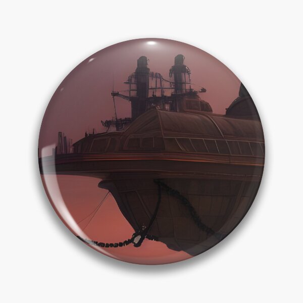 Item preview, Skyship at Twilight, Ai Generated Art designed and sold by ACC .