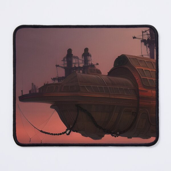 Item preview, Skyship at Twilight, Ai Generated Art designed and sold by ACC .