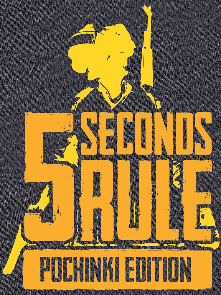 "5 Seconds Rule Pochinki Edition Yellow" Classic T