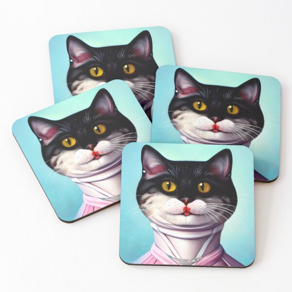 Item preview, vampier cat, portrait #2 designed and sold by supeart.