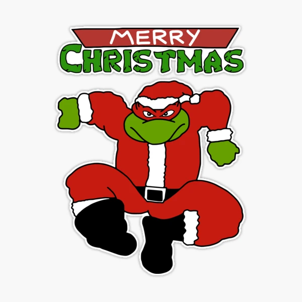 Ninja turtle christmas pizza SVG, Ninja turtle with santa hat SVG, Ninja  turtle pizza SVG