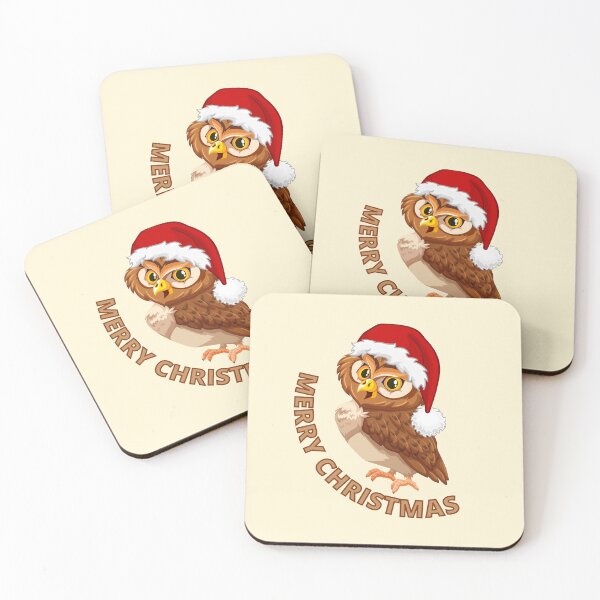 Item preview, Funny Santa Owl designed and sold by Coffee Lifestyle.