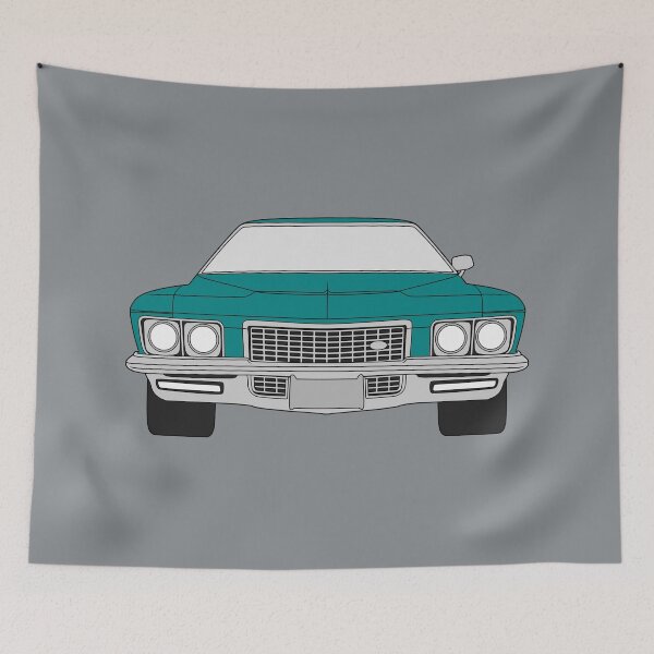 Item preview, Buick Riviera 1971-1973 third generation turquoise color designed and sold by EdimDesign.