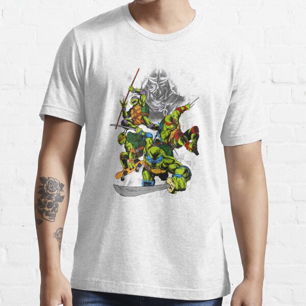 Teenage Mutant Ninja Turtles TMNT Group 1988 Original Vintage T-Shirt