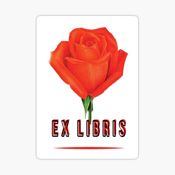 Rose - Bookmark Postcard Sticker