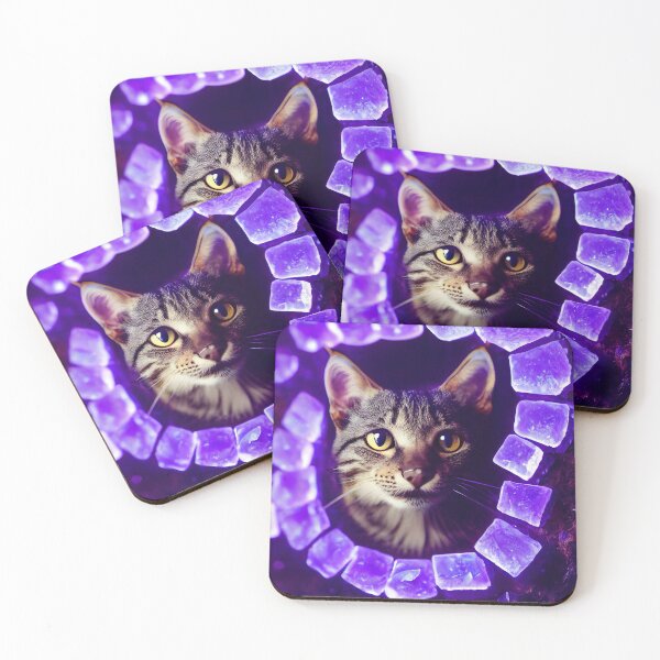 Item preview, Amethyst Sneak Peak designed and sold by MagicCatSociety.