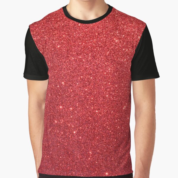 red glitter shirt