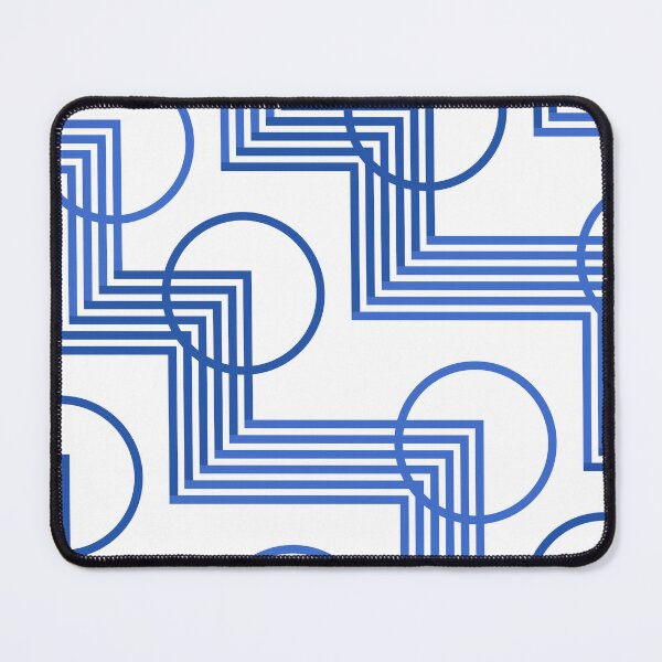 Item preview, blue geometric shape patterns designed and sold by almughnistudio3.