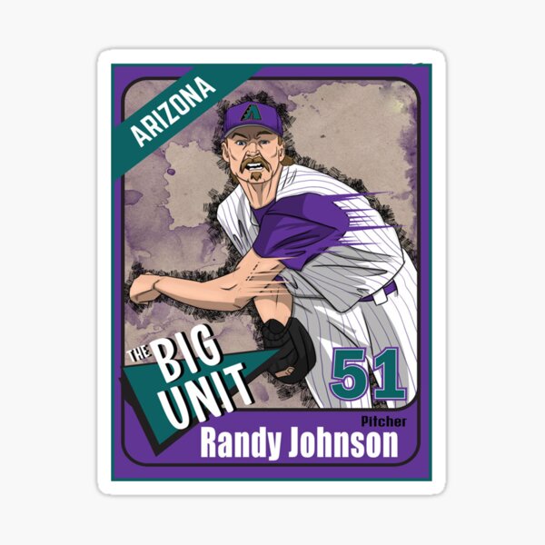 Randy Johnson Baseball pitcher 51 Sticker for Sale by Amazing