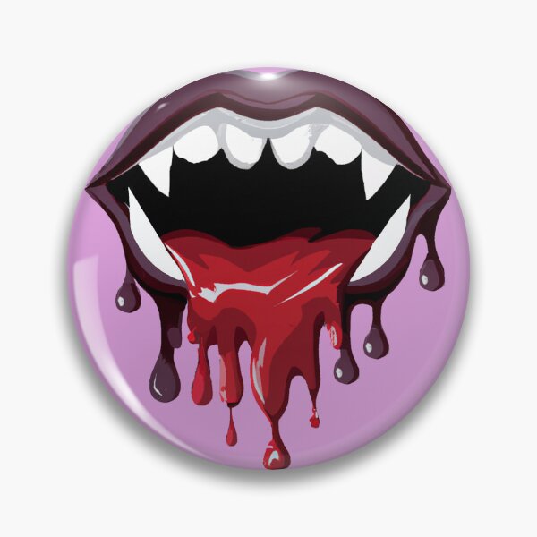 Item preview, Dripping vampire lips designed and sold by DynastyArt.