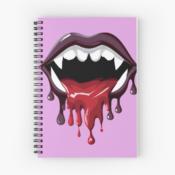 Item preview, Dripping vampire lips designed and sold by DynastyArt.