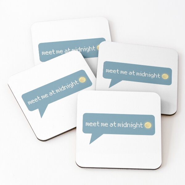 Item preview, MEET ME AT MIDNIGHT TEXT TS10 designed and sold by cottagecorococo.