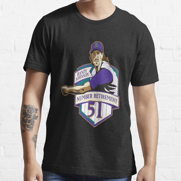 Randy Johnson jersey number retirement T-shirt