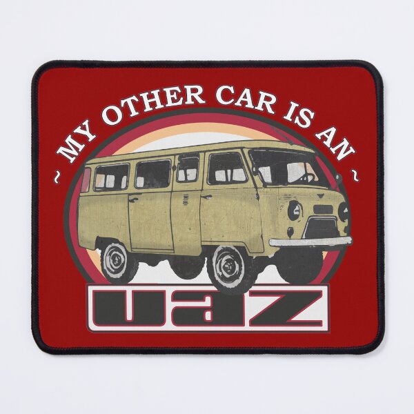 Item preview, My other car is an UAZ 452 V (on red)  designed and sold by Groenendijk.