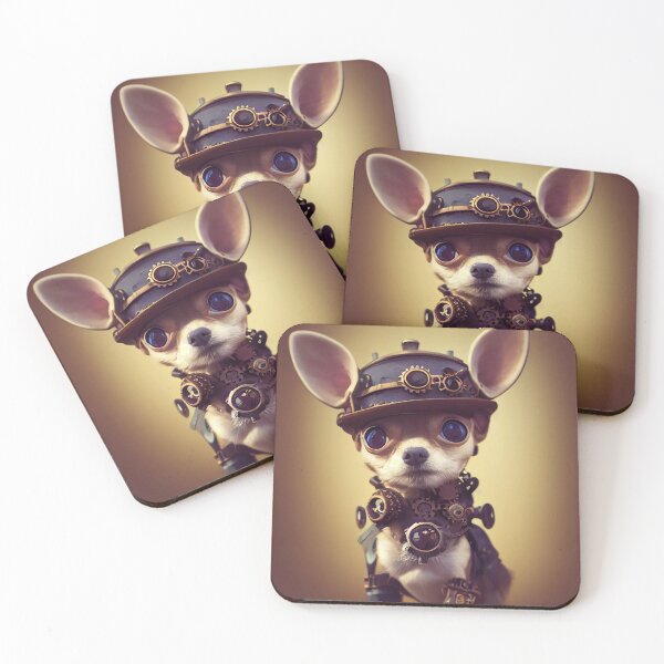 Item preview, Steampunk Chihuahua with Attitude designed and sold by Quiet Bloom Publishing.