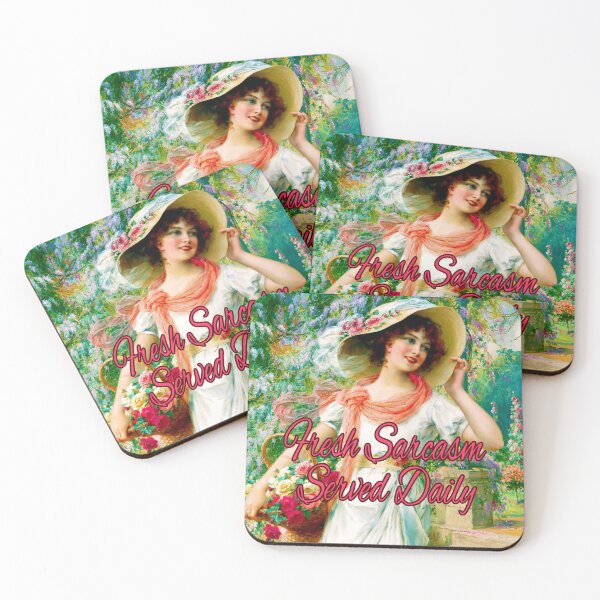 Item preview, Fresh Sarcasm Served Daily, The Flower Garden By Emile Vernon designed and sold by KellysComColors.