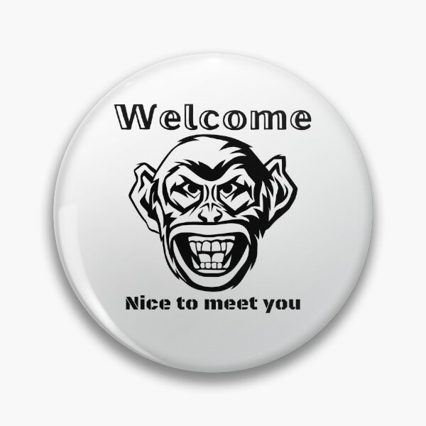 Item preview, Una amable sonrisa del mono en el mostrador de bienvenida. designed and sold by Silva-Sol.