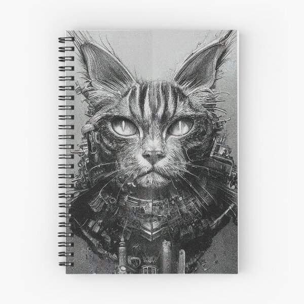 Item preview, Cyberpunk Maine Coon Mecha Cat. Sci-Fi poster designed and sold by Åveline Dvorak.