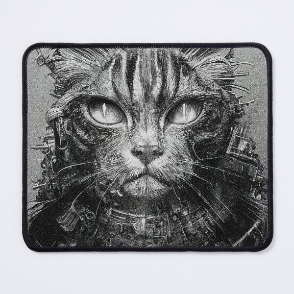 Item preview, Cyberpunk Maine Coon Mecha Cat. Sci-Fi poster designed and sold by Åveline Dvorak.