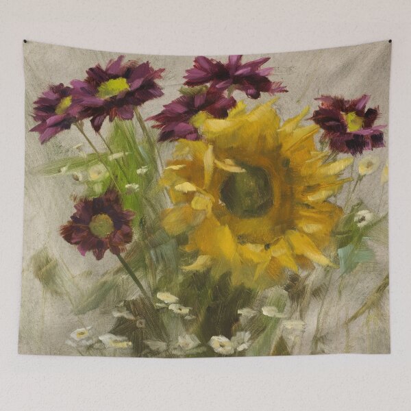 Item preview, Blessed • Floral Painting by Rebecca Finch designed and sold by finchstore.