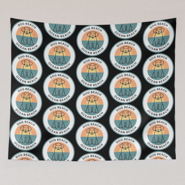 Item preview, Dog Beach in Ocean Beach, California designed and sold by MtWoodsonSales.