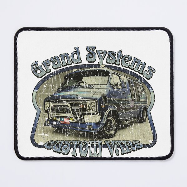 Item preview, Custom Van Grand Systems Blue Diamond 1977  designed and sold by SteffiStock.