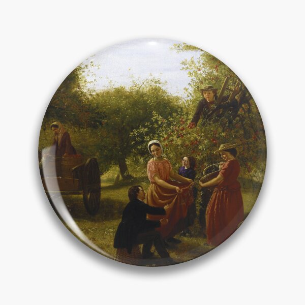Item preview, Apple Gathering by Jerome Thompson (1856) designed and sold by allhistory.