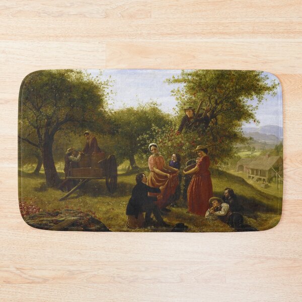Item preview, Apple Gathering by Jerome Thompson (1856) designed and sold by allhistory.