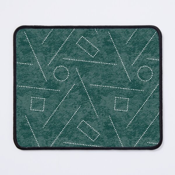 Item preview, Geometric shapes on a green background designed and sold by Olha Volokhova.