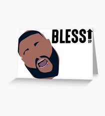DJ KHALED BLESS UP Greeting Card