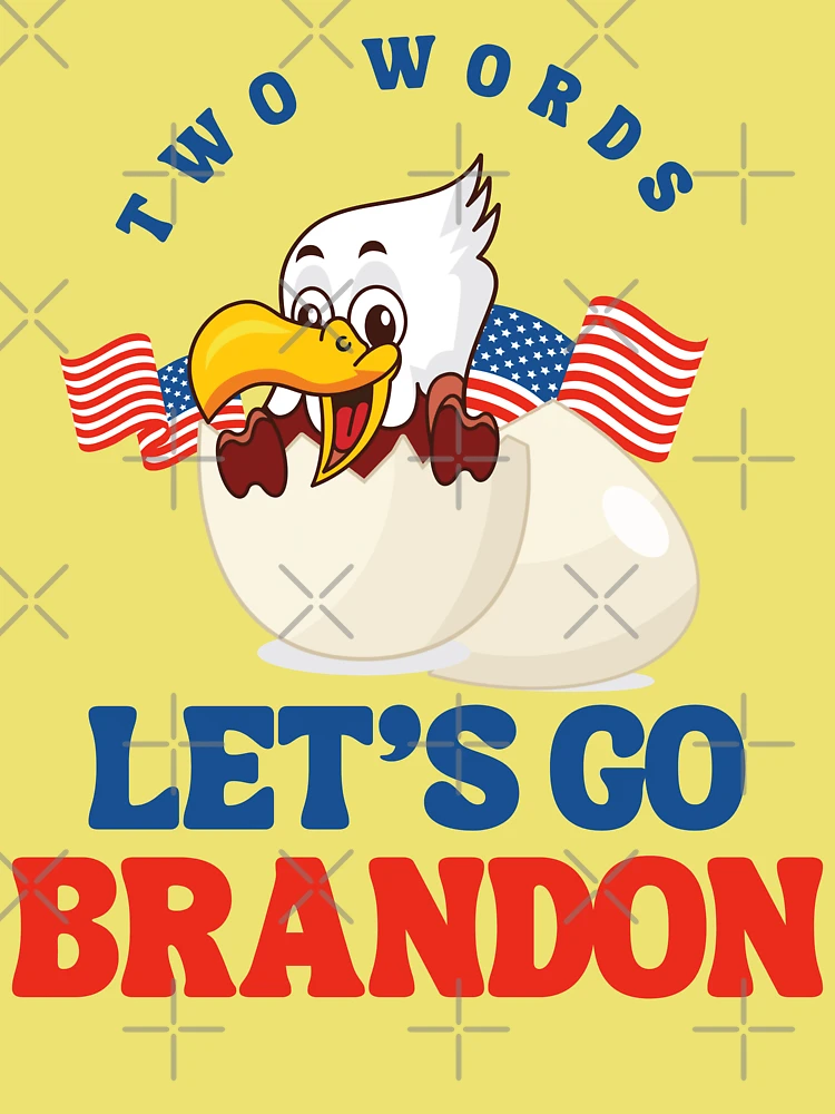 Eagle Merica Let's Go Brandon FJB Funny Meme Coaster