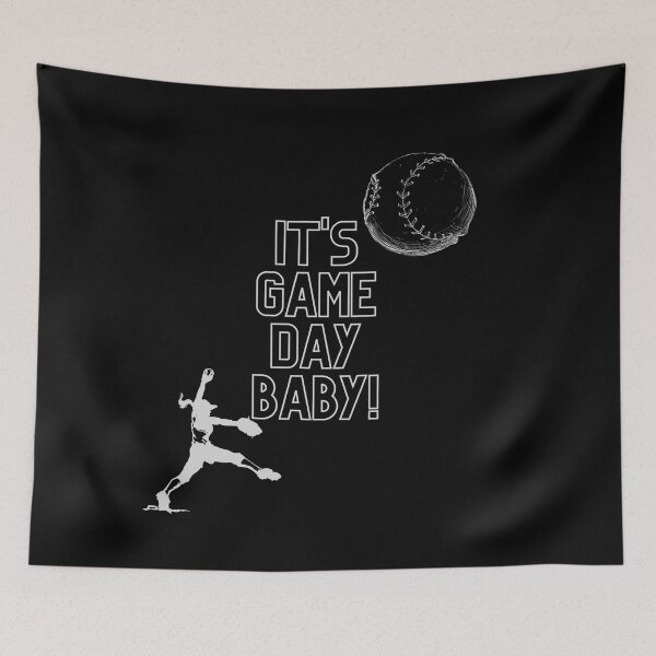 Item preview, IT'S GAME DAY BABY! (Softball) designed and sold by Hipnautical.