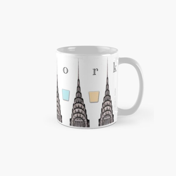 Chrysler Building with Color Elements Classic Mug