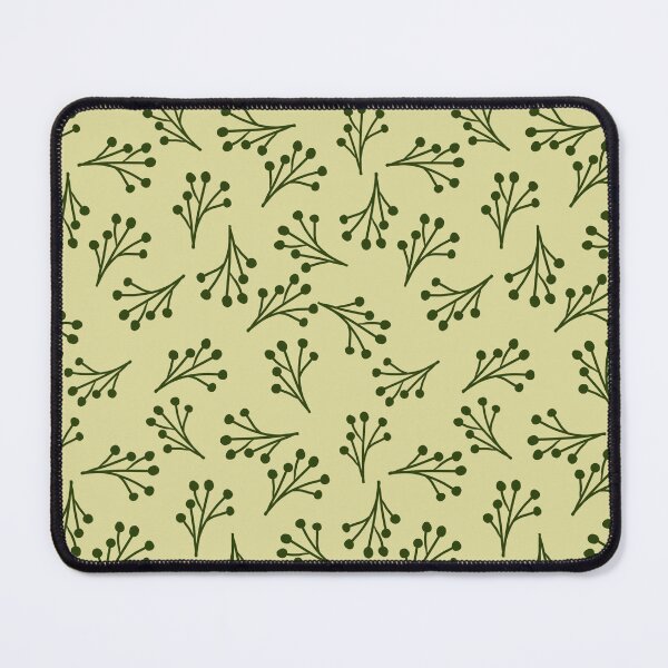 Item preview, Flower bud design, seamless pattern, light green designed and sold by LishiArts.