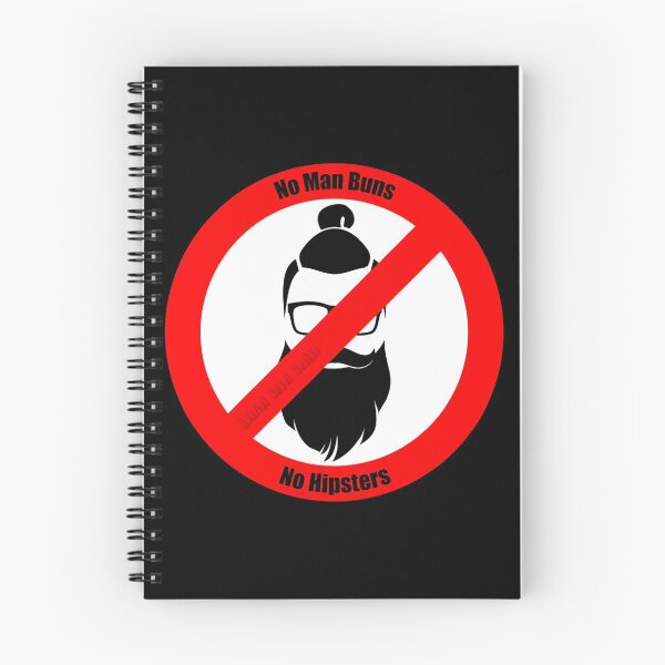 Item preview, No Man Buns No Hipsters designed and sold by Gabriel Perez-Sanchez.
