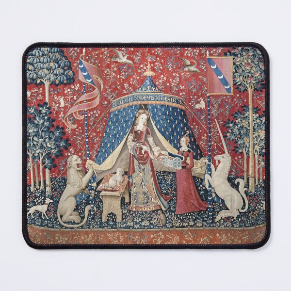 Item preview, The Lady and the Unicorn - Sight: La Dame à la licorne - La Vue - Medieval Unicorn designed and sold by beoverpowered.