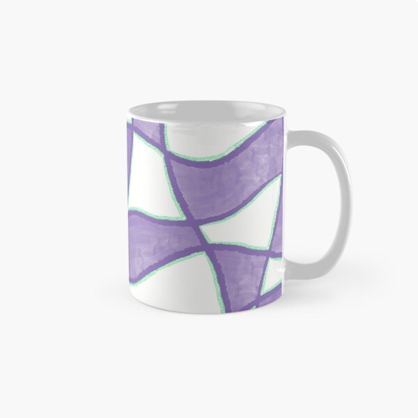 Item preview, Purple and White Wavy Checkered Pattern with Metallic Accents  designed and sold by dKarthdesign.