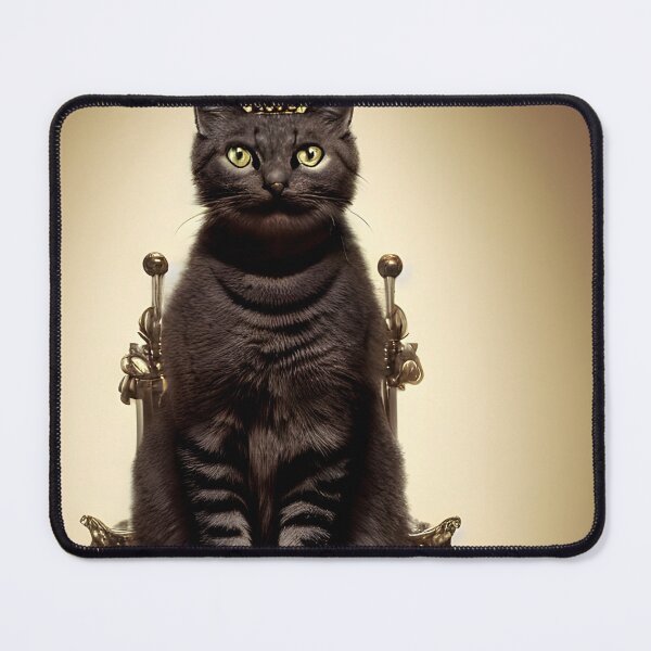 Item preview, cat king in throne portrait #5 designed and sold by supeart.
