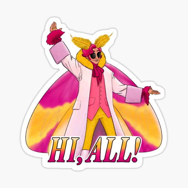 Item preview, Rosy Maple Mothman Stede - ¡Hola a todos! designed and sold by GayJeris.