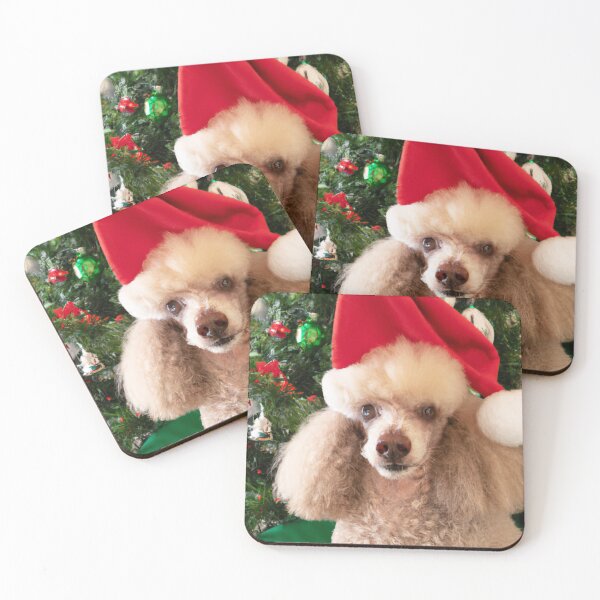 Item preview, Happy Poodle Christmas designed and sold by fatbanana.