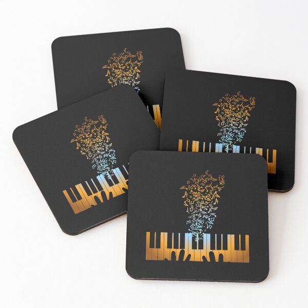 Item preview, Piano Abstract Music Notes Colorful Musician designed and sold by Abaddon-art.