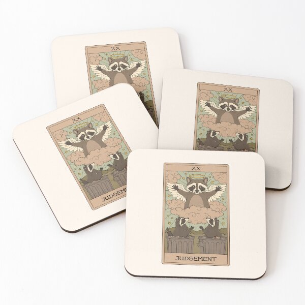 Item preview, Judgement - Raccoons Tarot designed and sold by Thiago Corrêa.