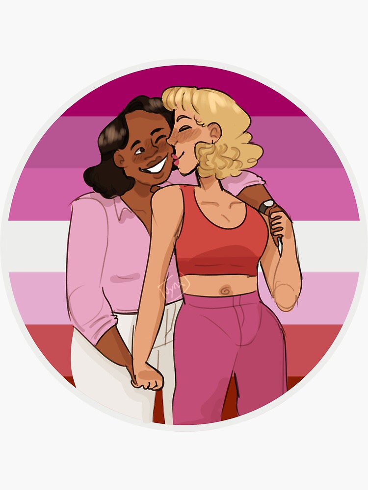 Hey Its Lesbians Woot Woot Sticker By Trash-Queen-Jyn  Redbubble