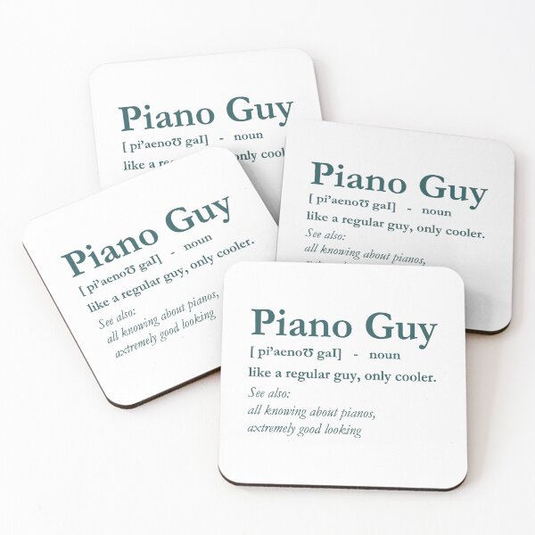 Item preview, Piano Guy Definition Musician Humor designed and sold by Abaddon-art.