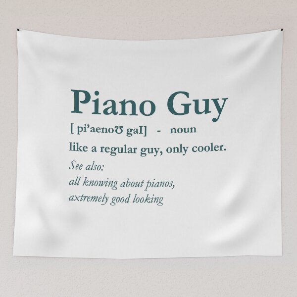 Item preview, Piano Guy Definition Musician Humor designed and sold by Abaddon-art.