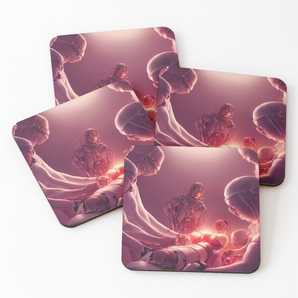Item preview, Cyborg in surgery, fun card, poster, wall art. designed and sold by DigitalDreamArt.