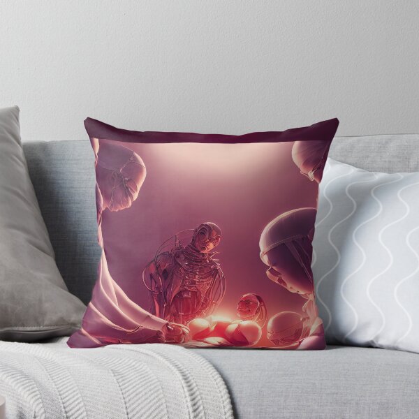 Item preview, Cyborg in surgery, fun card, poster, wall art. designed and sold by DigitalDreamArt.