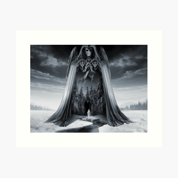 Angels and Demons or Angel of Light Art Print